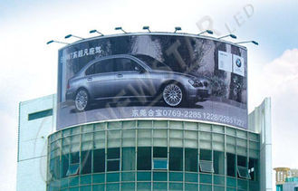 Outdoor P16 Curved Corner Flexible LED Display With High Resolution