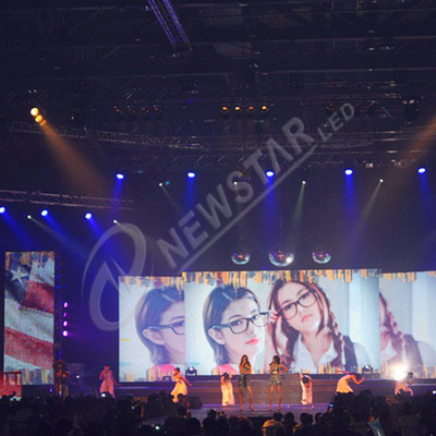 Flexible Commercial Indoor Advertising LED Display P6 Led Video Wall Screen 1R1G1B
