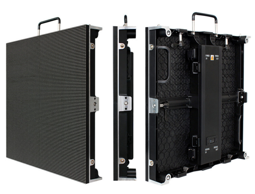 Die-cast Alu P4.81 high refresh rate IP65  slim compact modular design rental LED display for stage