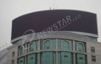 Outdoor P16 Curved Corner Flexible LED Display With High Resolution