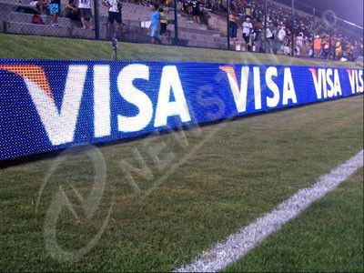 P16 Stadium Perimeter LED Display DIP Full color LED Screen for Sports