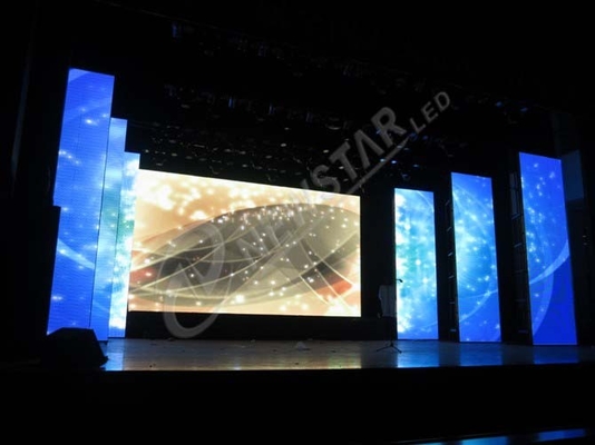 P6.25 স্টেজ LED স্ক্রিন মন্ত্রিপরিষদ 500mm × 500mm জন্য LED নেতৃত্ব পর্দা ভাড়া
